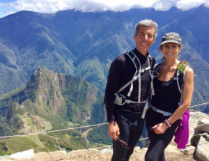 Paul and Elspeth Feldman at Machu Picchu