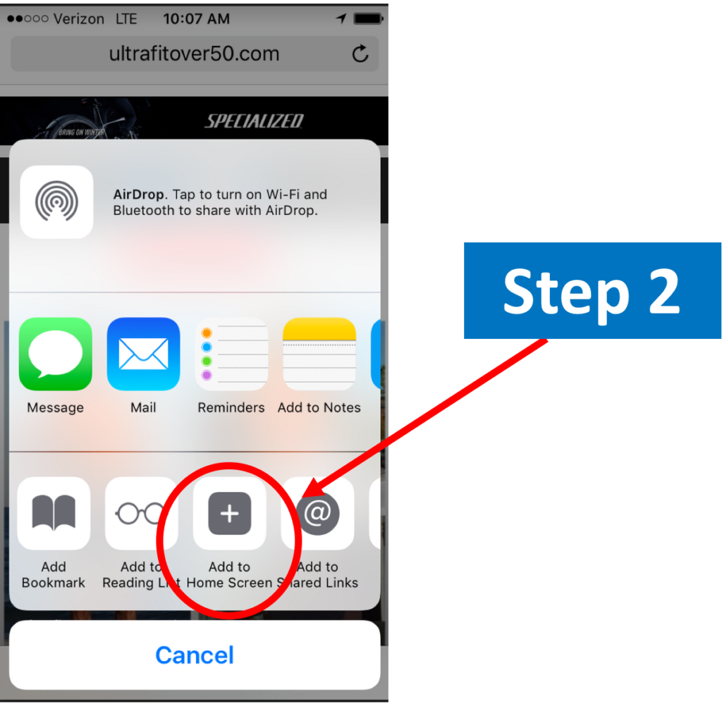 Load UltraFitOver50 to Your Phone's Desktop in 3 Easy Steps